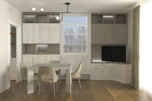 interior design, progetto di casa in versione classica