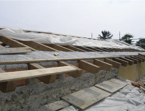 Adeguamento sismico su tetto in legno per edificio pubblico