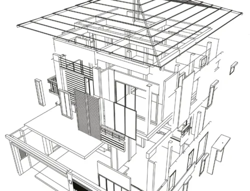 Edificio pubblico, progetto architettonico
